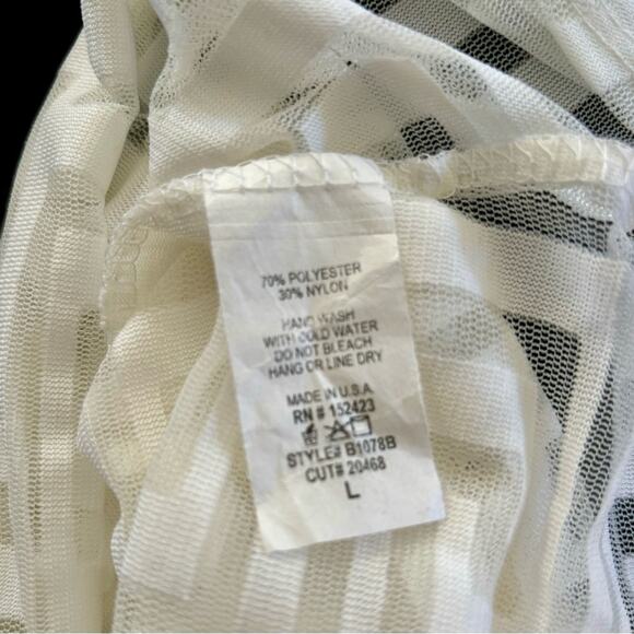 Fashion Nova Long Sleeve Mesh Bodysuit - Picture 7 of 7